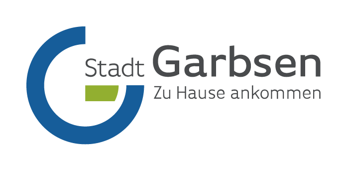 Logo "Stadt Garbsen. Zu Hause ankommen."